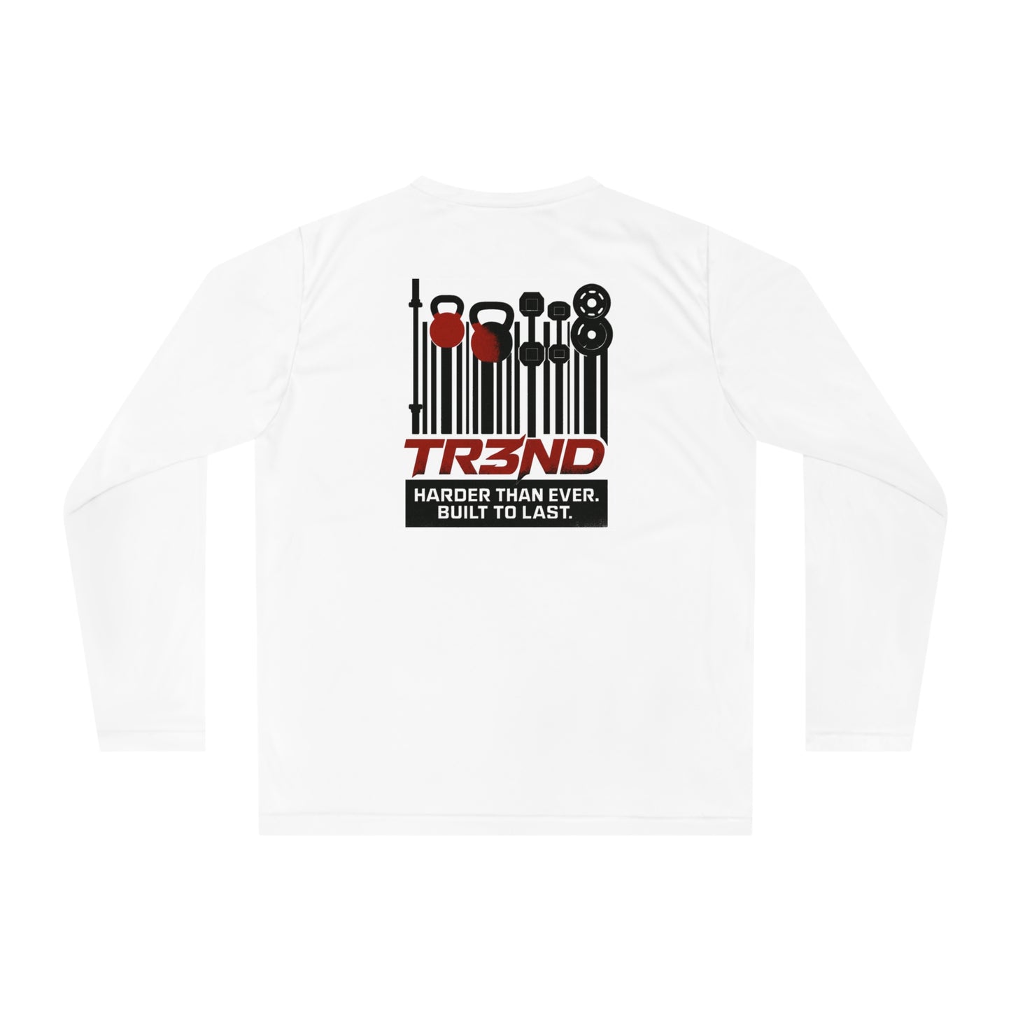TC WHITE Unisex Performance Long Sleeve Shirt - Ideal for Fitness & Active Lifestyle