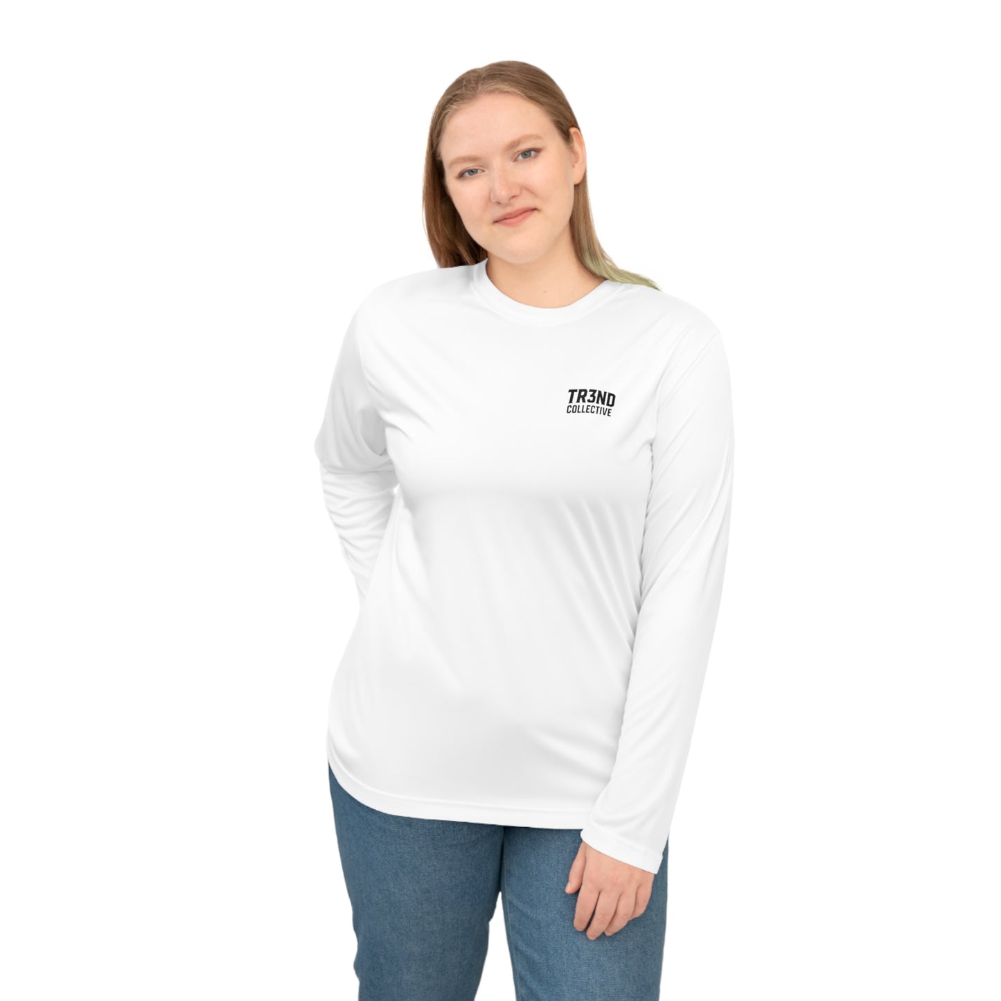 TC WHITE Unisex Performance Long Sleeve Shirt - Ideal for Fitness & Active Lifestyle
