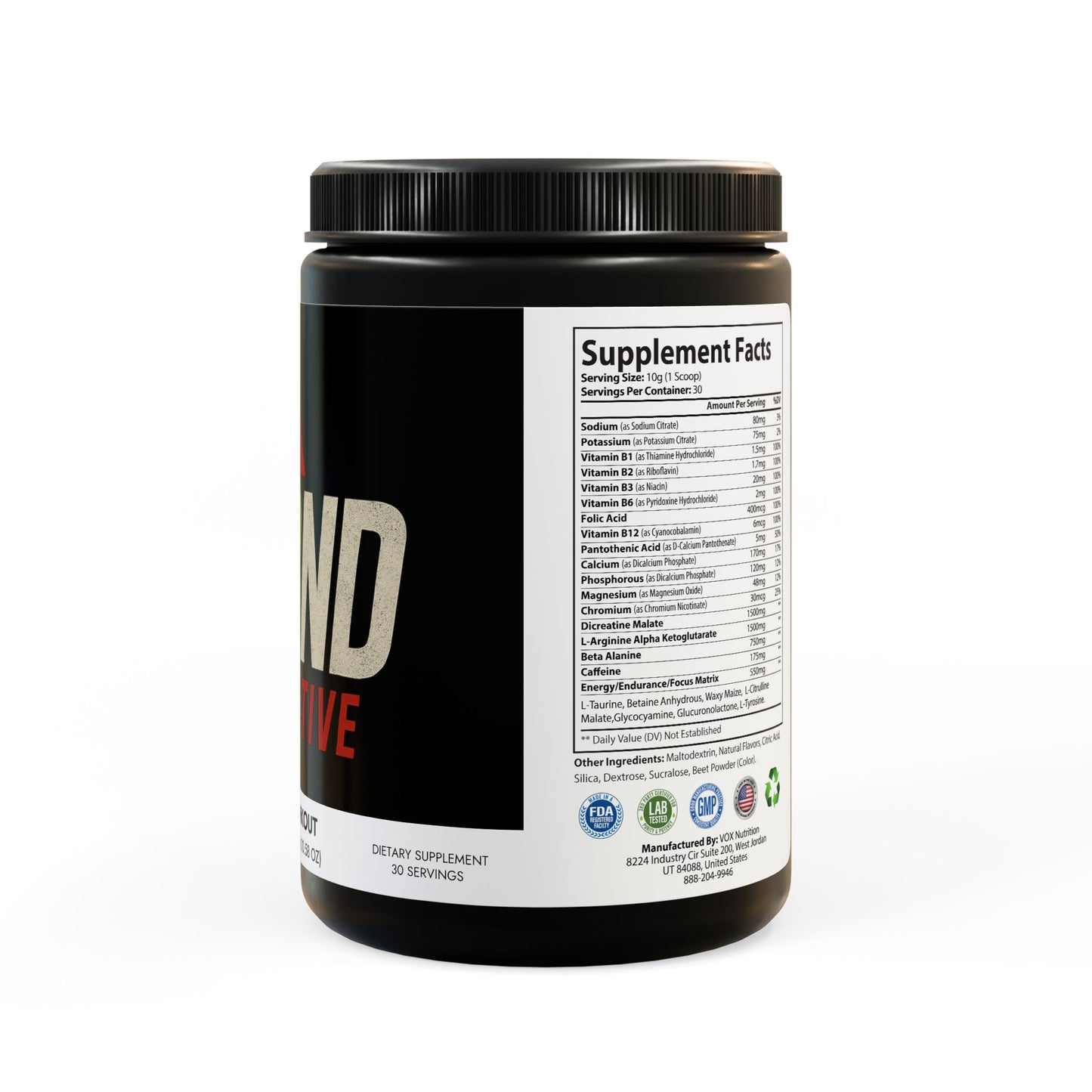 Pre-Workout Supplement, Watermelon (300g, 10.58oz)