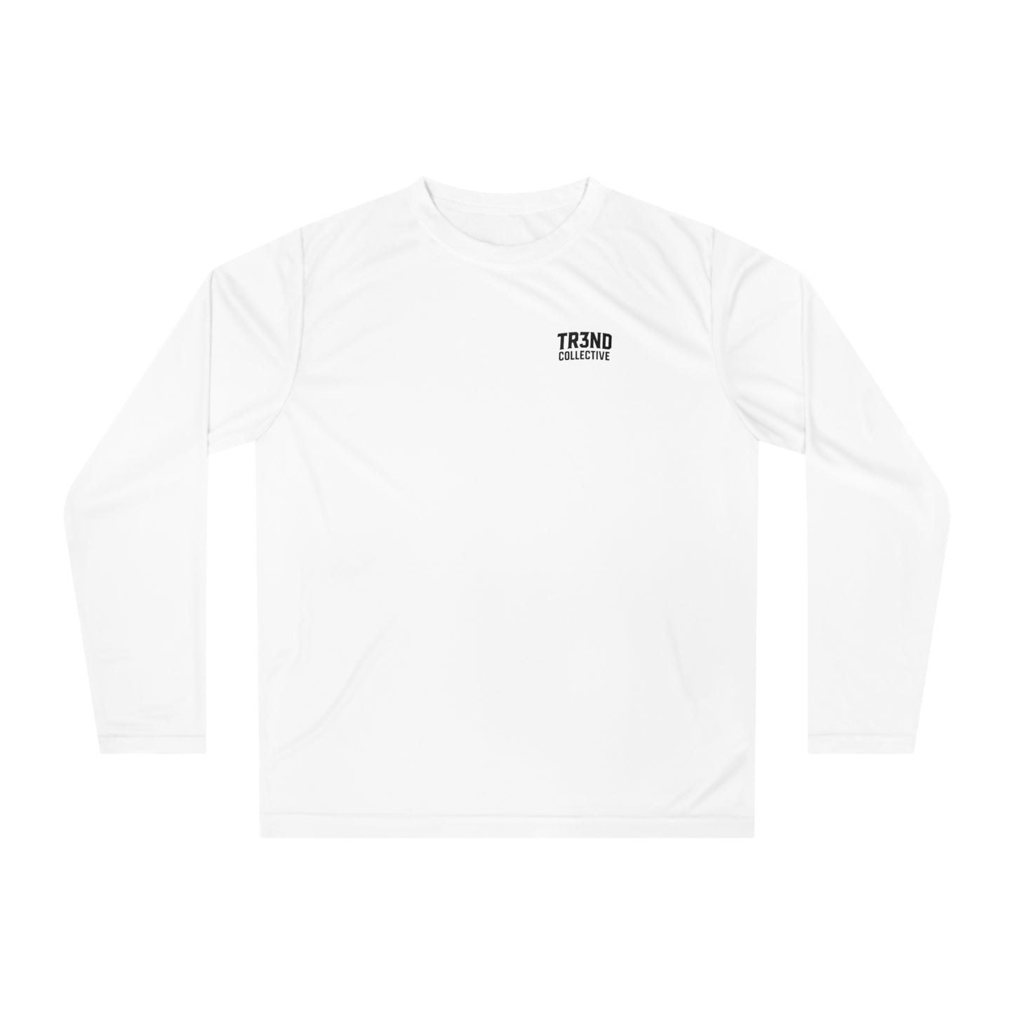 TC WHITE Unisex Performance Long Sleeve Shirt - Ideal for Fitness & Active Lifestyle